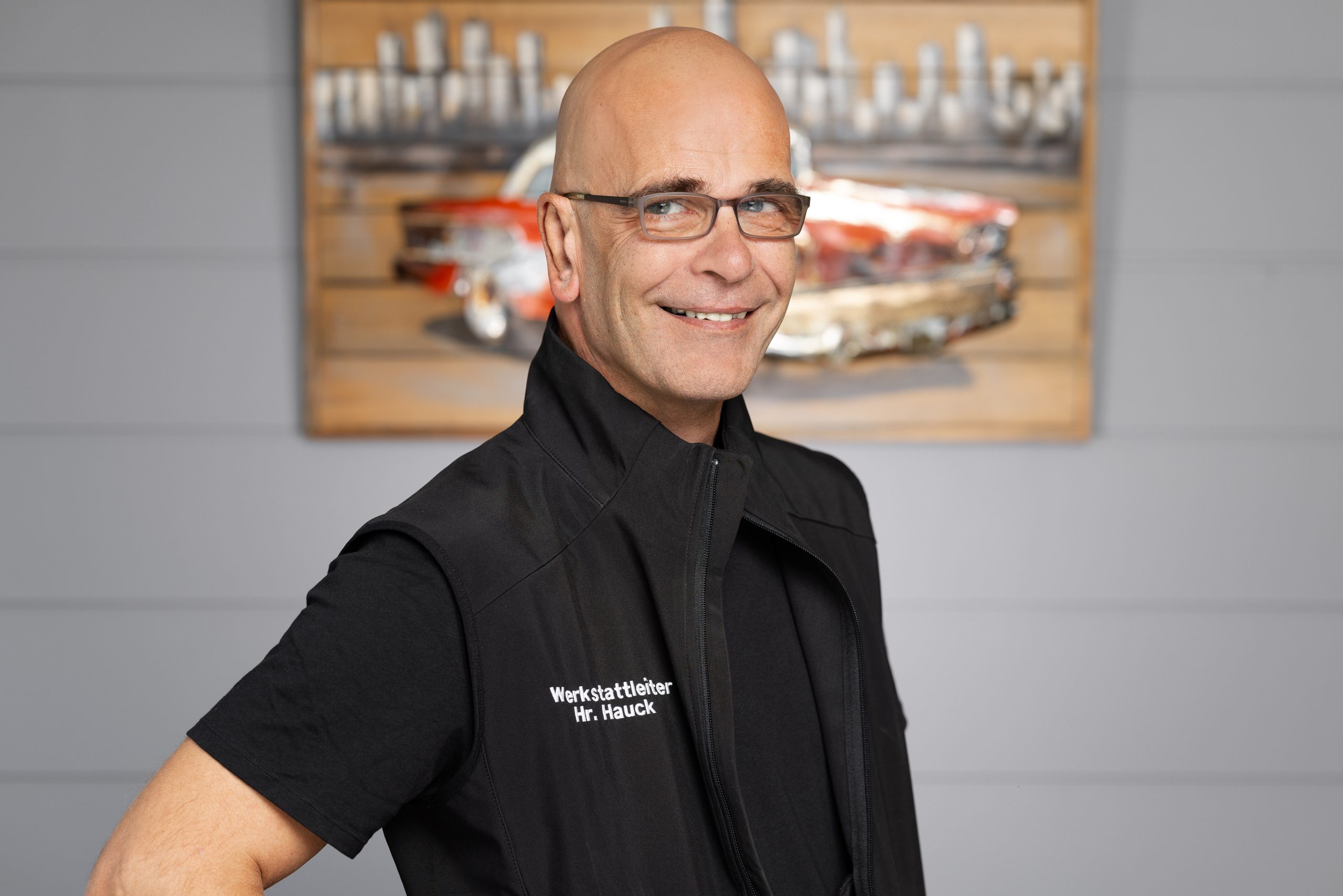 Marco Hauck, Werkstattleiter und Kraftfahrzeugmeister